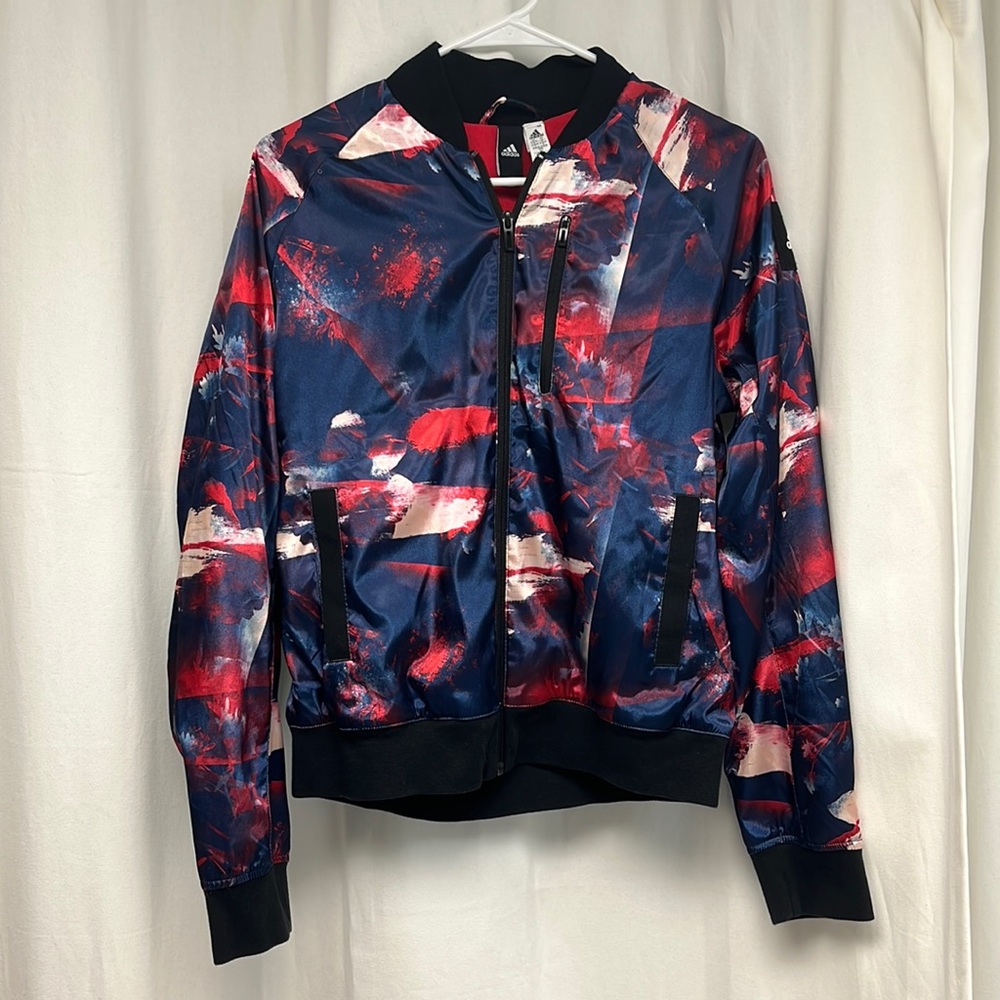 Adidas Flower Bomber Jacket size Small